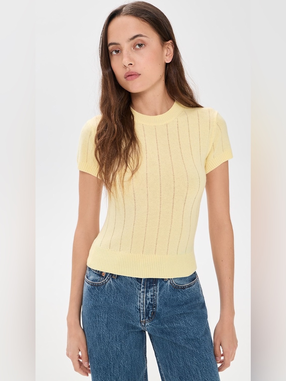 Reformation Darcy Cashmere Tee